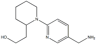 2-{1-[5-(aminomethyl)pyridin-2-yl]piperidin-2-yl}ethanol 구조식 이미지