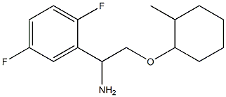 2-{1-amino-2-[(2-methylcyclohexyl)oxy]ethyl}-1,4-difluorobenzene Structure