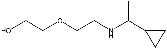 2-{2-[(1-cyclopropylethyl)amino]ethoxy}ethan-1-ol Structure