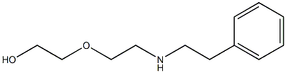 2-{2-[(2-phenylethyl)amino]ethoxy}ethan-1-ol 구조식 이미지