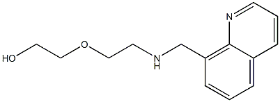 2-{2-[(quinolin-8-ylmethyl)amino]ethoxy}ethan-1-ol Structure