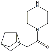 2-{bicyclo[2.2.1]heptan-2-yl}-1-(piperazin-1-yl)ethan-1-one Structure