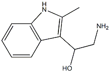 2-amino-1-(2-methyl-1H-indol-3-yl)ethanol Structure