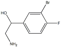 2-amino-1-(3-bromo-4-fluorophenyl)ethan-1-ol 구조식 이미지