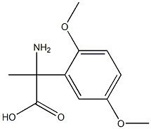 2-amino-2-(2,5-dimethoxyphenyl)propanoic acid Structure