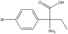 2-amino-2-(4-bromophenyl)butanoic acid 구조식 이미지