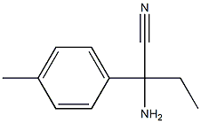 2-amino-2-(4-methylphenyl)butanenitrile 구조식 이미지