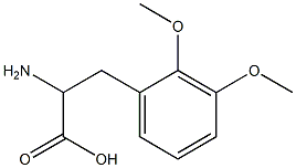 2-amino-3-(2,3-dimethoxyphenyl)propanoic acid 구조식 이미지