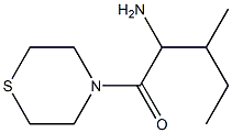 2-amino-3-methyl-1-(thiomorpholin-4-yl)pentan-1-one 구조식 이미지