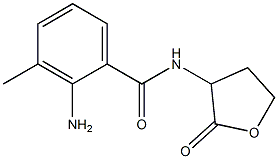 2-amino-3-methyl-N-(2-oxooxolan-3-yl)benzamide Structure