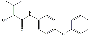 2-amino-3-methyl-N-(4-phenoxyphenyl)butanamide 구조식 이미지