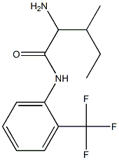 2-amino-3-methyl-N-[2-(trifluoromethyl)phenyl]pentanamide 구조식 이미지