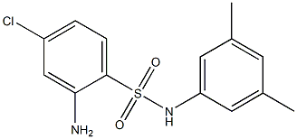 2-amino-4-chloro-N-(3,5-dimethylphenyl)benzene-1-sulfonamide 구조식 이미지