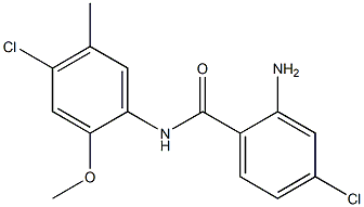 2-amino-4-chloro-N-(4-chloro-2-methoxy-5-methylphenyl)benzamide 구조식 이미지