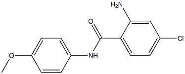 2-amino-4-chloro-N-(4-methoxyphenyl)benzamide Structure