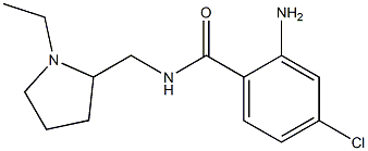 2-amino-4-chloro-N-[(1-ethylpyrrolidin-2-yl)methyl]benzamide Structure