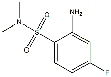 2-amino-4-fluoro-N,N-dimethylbenzene-1-sulfonamide 구조식 이미지