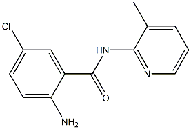 2-amino-5-chloro-N-(3-methylpyridin-2-yl)benzamide Structure