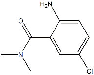 2-amino-5-chloro-N,N-dimethylbenzamide Structure