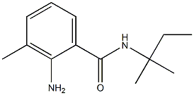 2-amino-N-(1,1-dimethylpropyl)-3-methylbenzamide 구조식 이미지