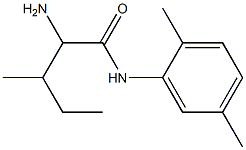 2-amino-N-(2,5-dimethylphenyl)-3-methylpentanamide Structure