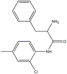 2-amino-N-(2-chloro-4-methylphenyl)-3-phenylpropanamide Structure