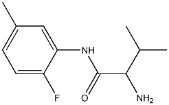 2-amino-N-(2-fluoro-5-methylphenyl)-3-methylbutanamide Structure