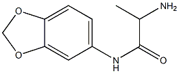 2-amino-N-(2H-1,3-benzodioxol-5-yl)propanamide 구조식 이미지