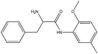 2-amino-N-(2-methoxy-5-methylphenyl)-3-phenylpropanamide Structure