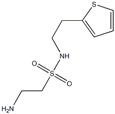 2-amino-N-(2-thien-2-ylethyl)ethanesulfonamide 구조식 이미지