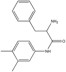 2-amino-N-(3,4-dimethylphenyl)-3-phenylpropanamide Structure