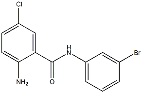 2-amino-N-(3-bromophenyl)-5-chlorobenzamide 구조식 이미지