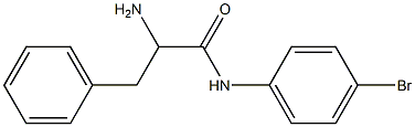 2-amino-N-(4-bromophenyl)-3-phenylpropanamide Structure