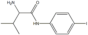 2-amino-N-(4-iodophenyl)-3-methylbutanamide 구조식 이미지