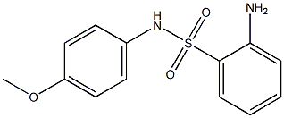 2-amino-N-(4-methoxyphenyl)benzenesulfonamide Structure