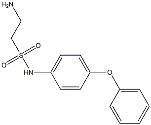 2-amino-N-(4-phenoxyphenyl)ethane-1-sulfonamide 구조식 이미지