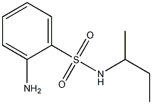 2-amino-N-(sec-butyl)benzenesulfonamide 구조식 이미지