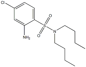 2-amino-N,N-dibutyl-4-chlorobenzene-1-sulfonamide 구조식 이미지