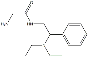 2-amino-N-[2-(diethylamino)-2-phenylethyl]acetamide Structure