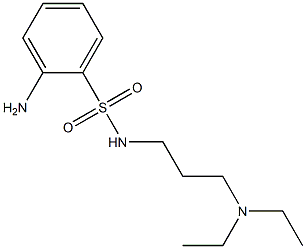 2-amino-N-[3-(diethylamino)propyl]benzenesulfonamide 구조식 이미지