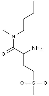 2-amino-N-butyl-N-methyl-4-(methylsulfonyl)butanamide Structure
