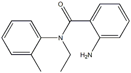 2-amino-N-ethyl-N-(2-methylphenyl)benzamide Structure