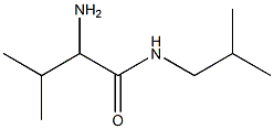 2-amino-N-isobutyl-3-methylbutanamide 구조식 이미지