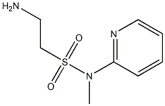 2-amino-N-methyl-N-(pyridin-2-yl)ethane-1-sulfonamide Structure