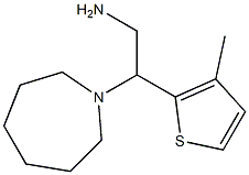 2-azepan-1-yl-2-(3-methylthien-2-yl)ethanamine Structure