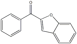 2-benzoyl-1-benzofuran 구조식 이미지
