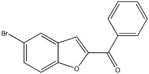 2-benzoyl-5-bromo-1-benzofuran 구조식 이미지