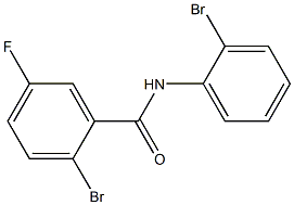 2-bromo-N-(2-bromophenyl)-5-fluorobenzamide Structure
