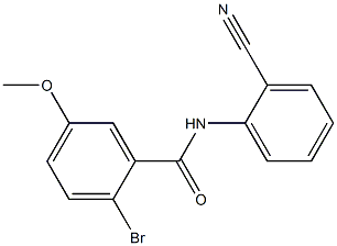 2-bromo-N-(2-cyanophenyl)-5-methoxybenzamide Structure