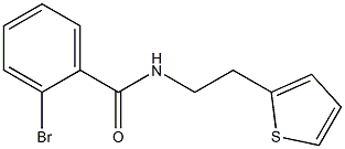 2-bromo-N-(2-thien-2-ylethyl)benzamide 구조식 이미지